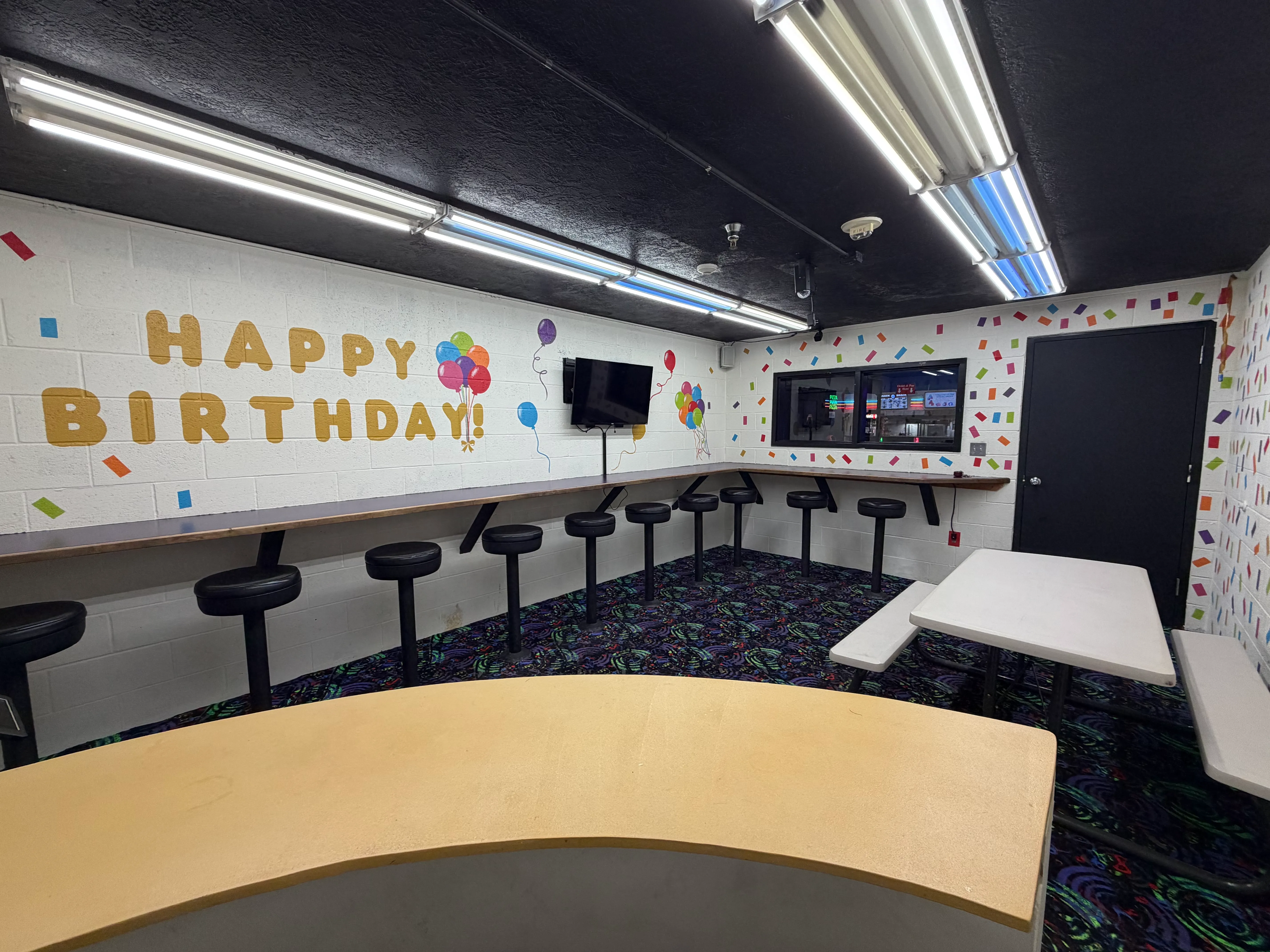 Private Birthday Room seating