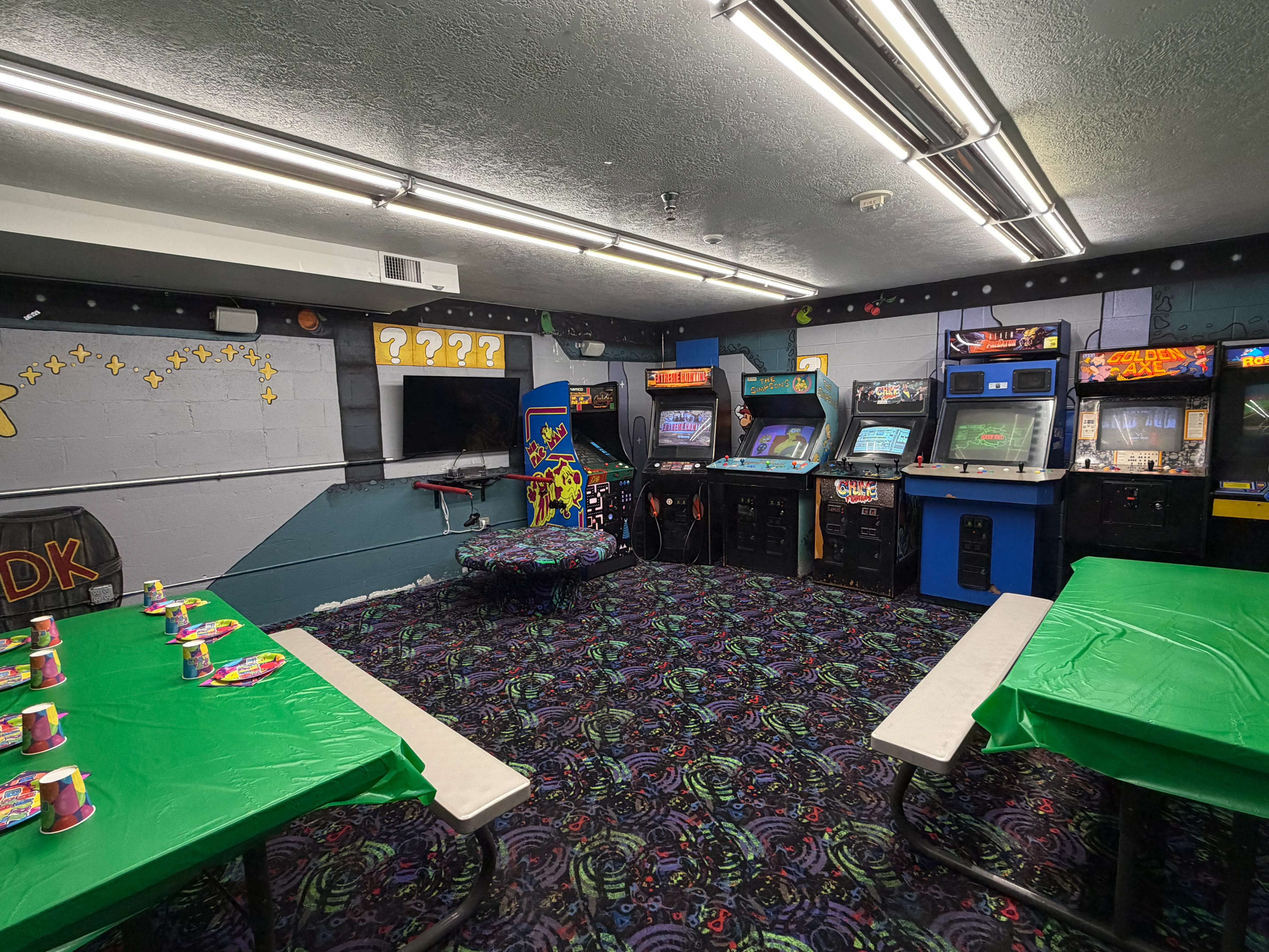 Arcade Game Party Room